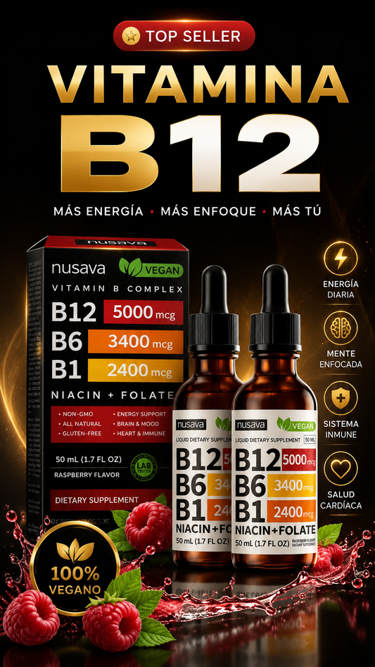 PACK X2 PREMIUM |  VITAMINA B12 B6 B1  NUVASA IMP | 2 A 89, 4 A 159