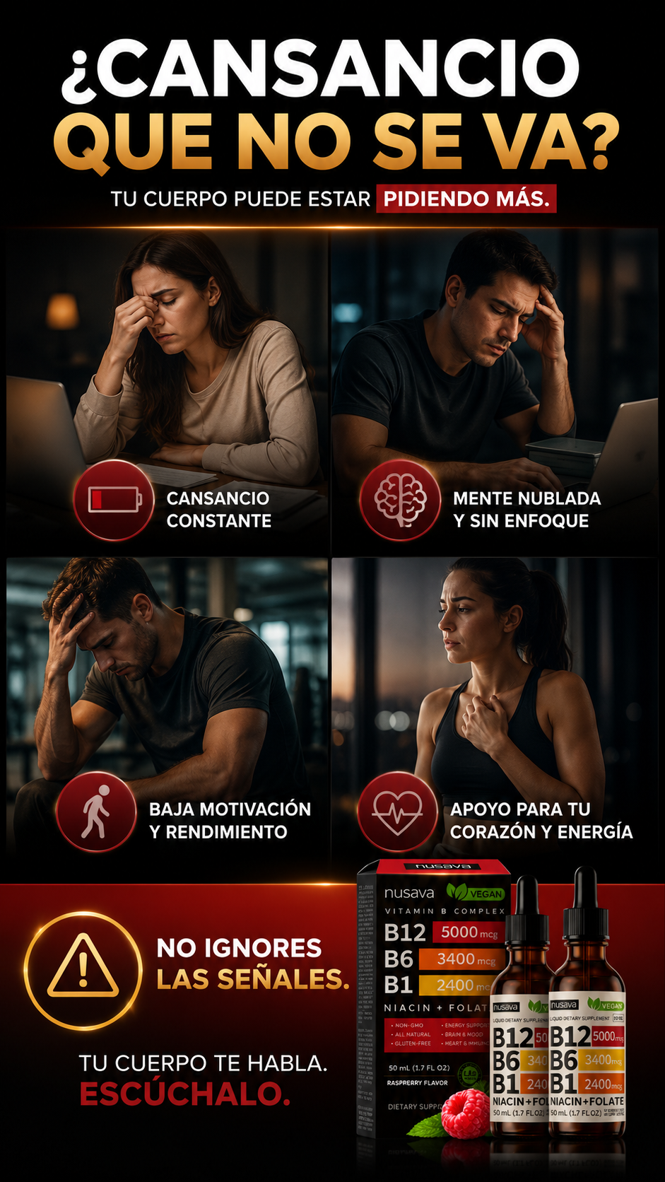 PACK X2 PREMIUM |  VITAMINA B12 B6 B1  NUVASA IMP | 2 A 89, 4 A 159