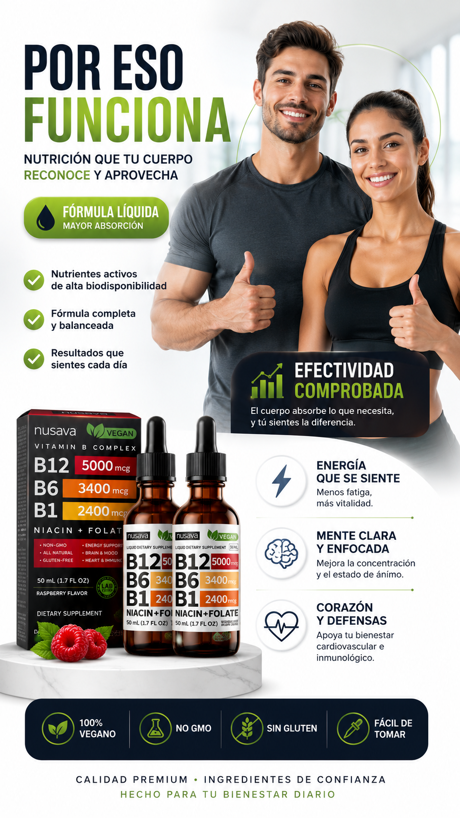 PACK X2 PREMIUM |  VITAMINA B12 B6 B1  NUVASA IMP | 2 A 89, 4 A 159