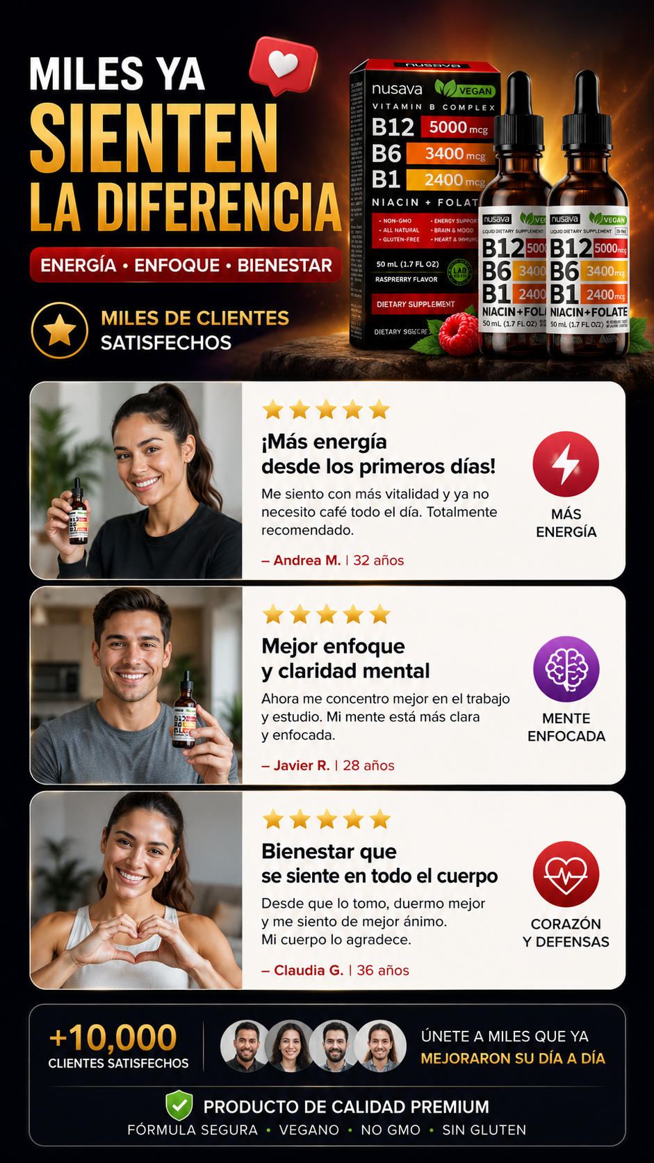 PACK X2 PREMIUM |  VITAMINA B12 B6 B1  NUVASA IMP | 2 A 89, 4 A 159