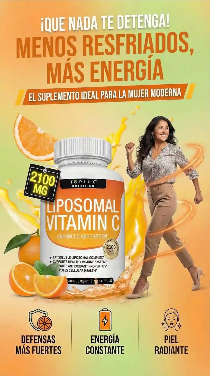 PACK 2 PREMIUM | LIPOSOMAL  VITAMIN C SUPPLEMENT 2100