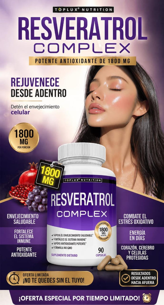 PRECIO UNICO | RESVERASTROL COPLEX | 1 X 89 | 2 X 99 |