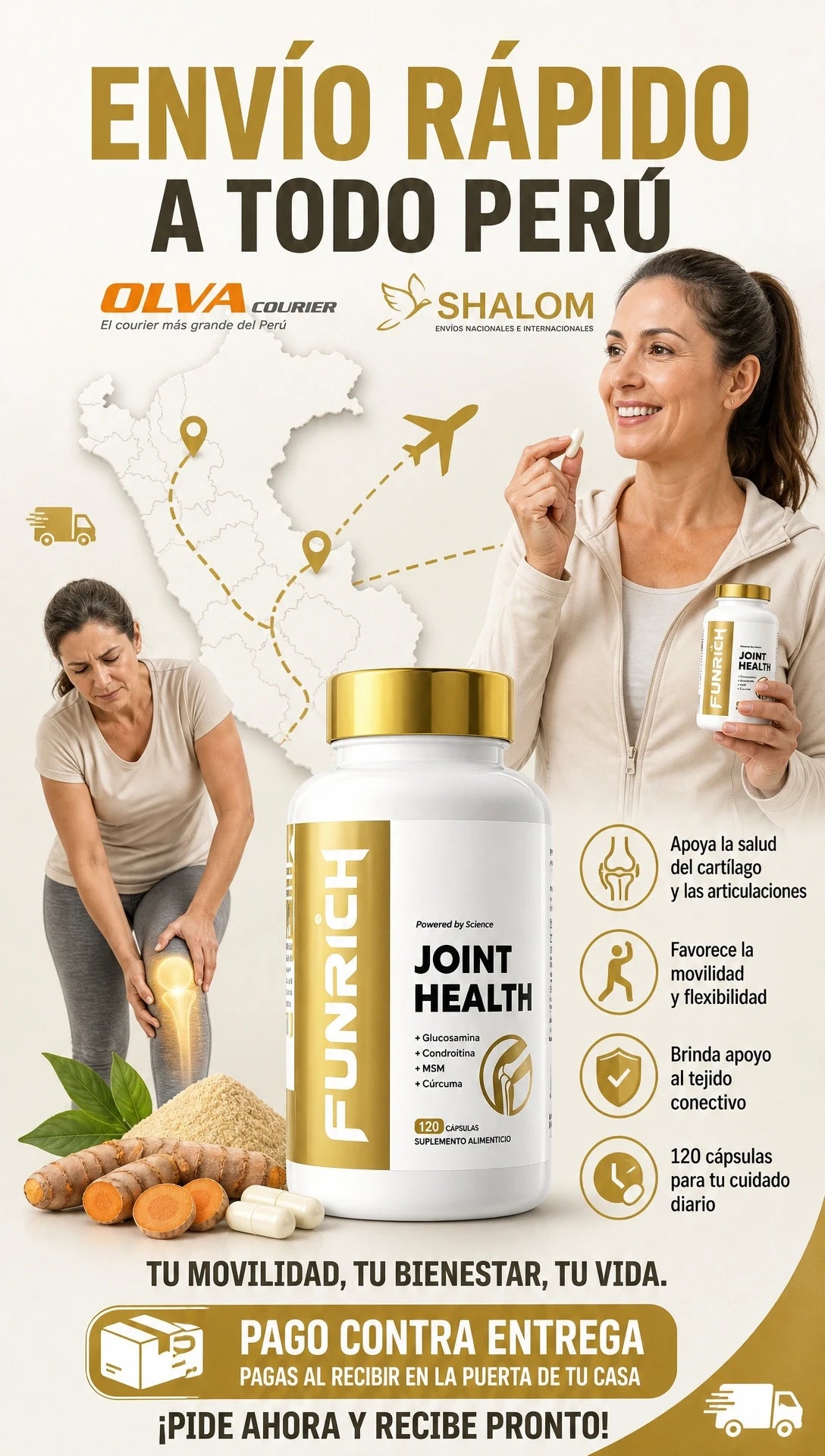 PRECIO UNICO | JOIN HEALTH 120 CAPSULAS | 1 FRASCO S/ 89  2 FRASCO S/ 129