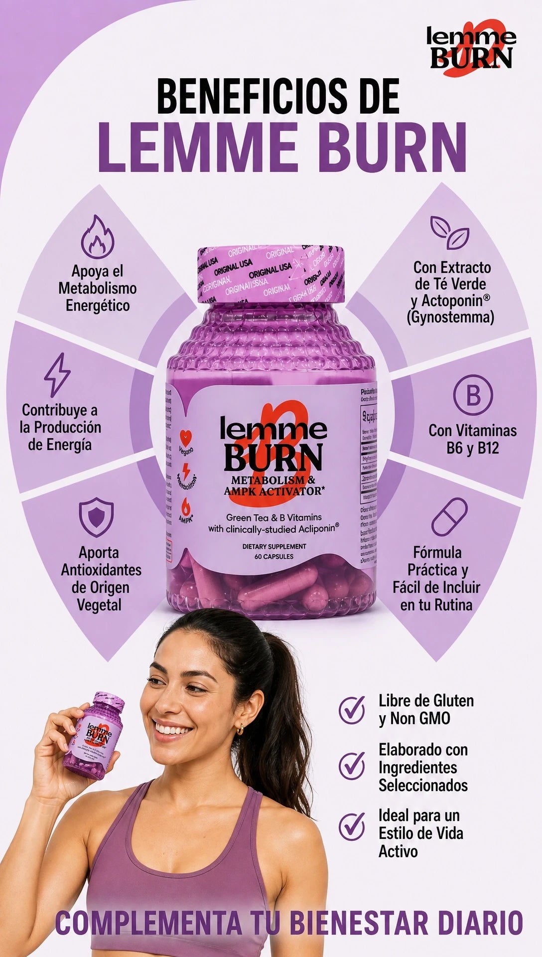 | LEMME BURN   | 1 FRASCO 89 3 FRASCOS S\129  3 FRACOS S\169