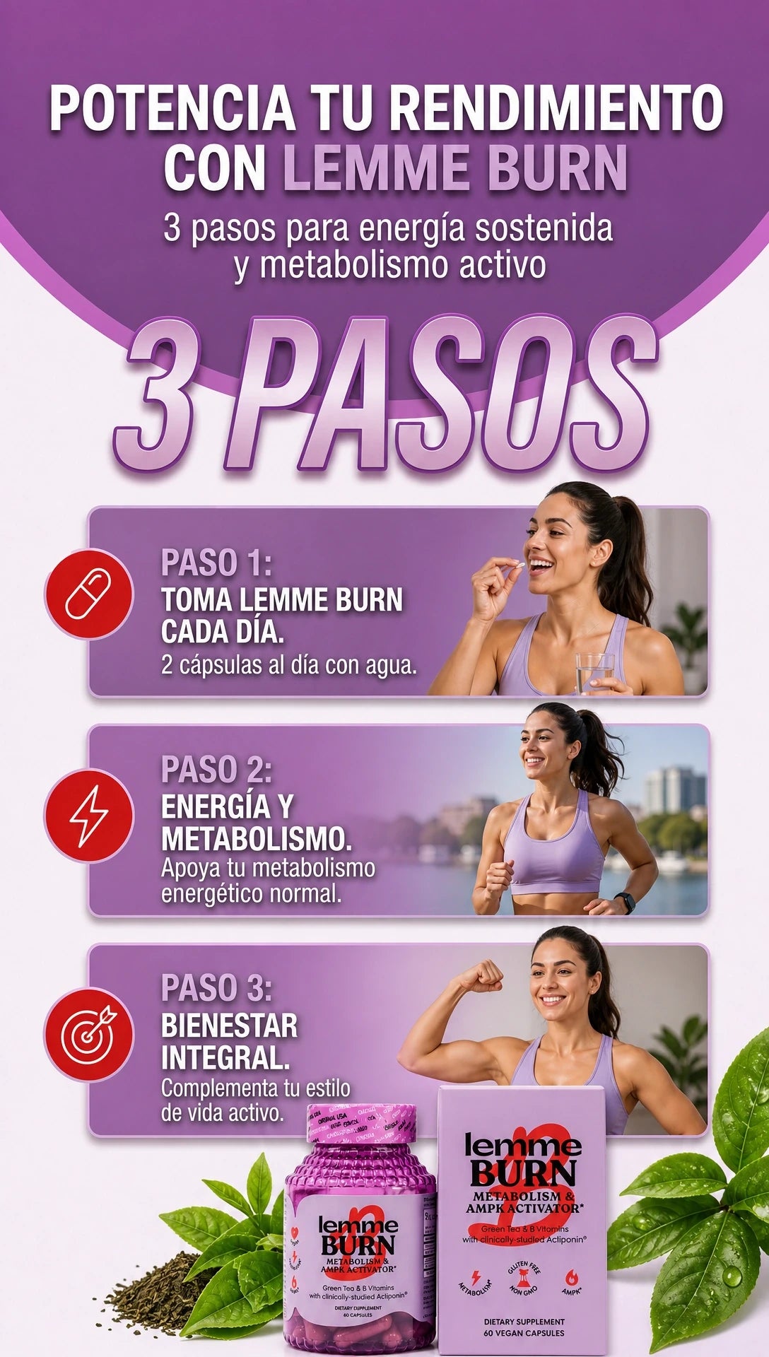 | LEMME BURN   | 1 FRASCO 89 3 FRASCOS S\129  3 FRACOS S\169