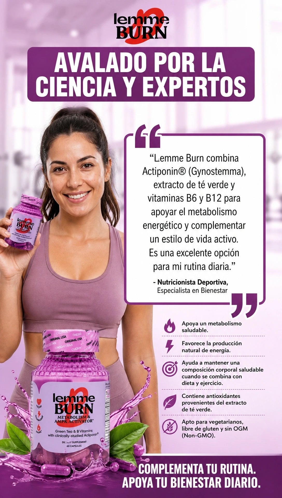 | LEMME BURN   | 1 FRASCO 89 3 FRASCOS S\129  3 FRACOS S\169