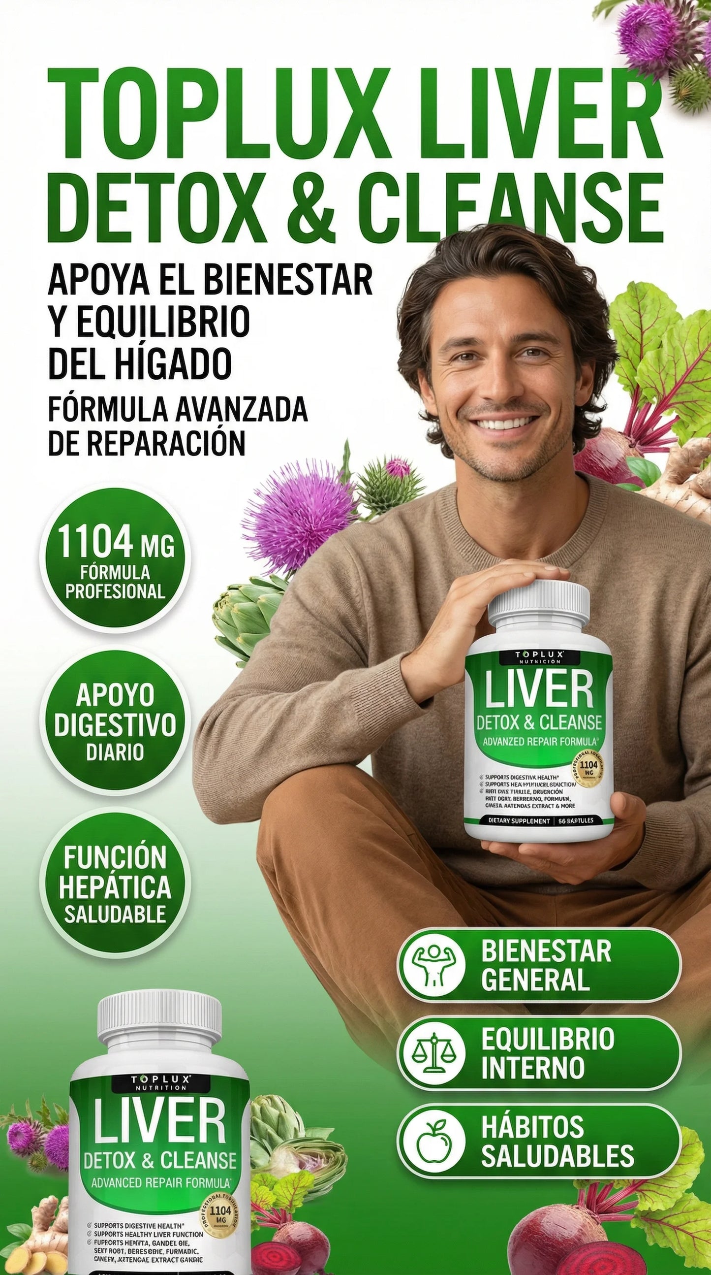 PACK 2 PREMIUM | Toplux Liver Cleanse Detox X 99